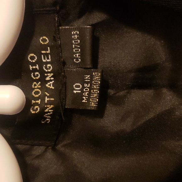 Giorgio Santa Angelo Blazer Black with fine dots. Size 10. - Picture 3 of 3